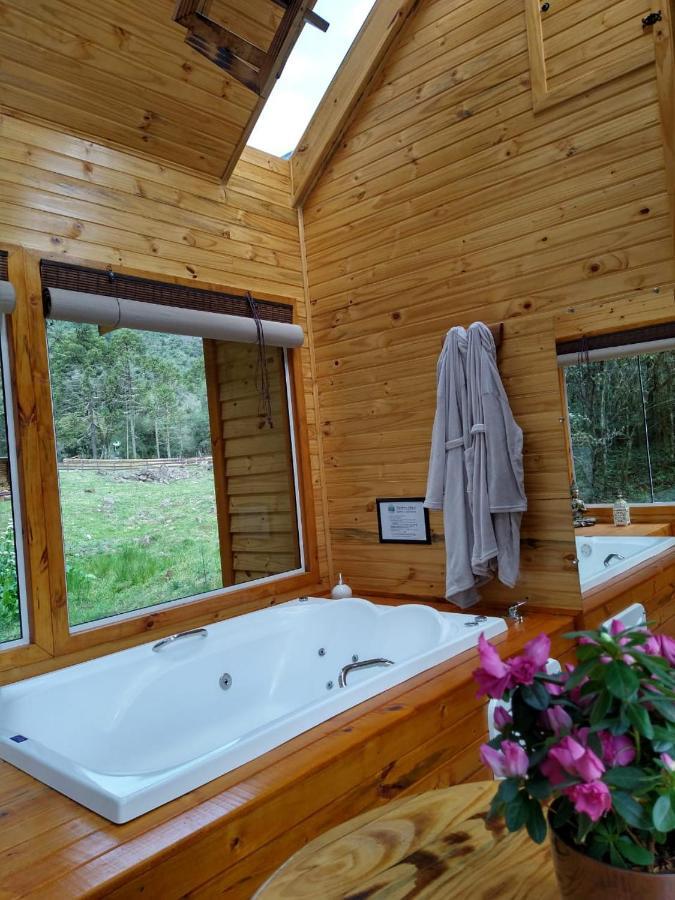 Chales Estancia Cachoeira Do Avencal Urubici Εξωτερικό φωτογραφία